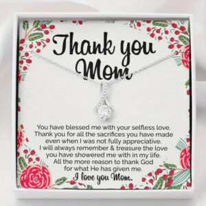 Thank You Mom Necklace